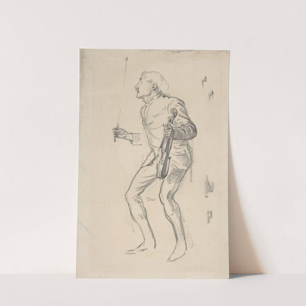 Gecko; study from life (19th century) by George Du Maurier