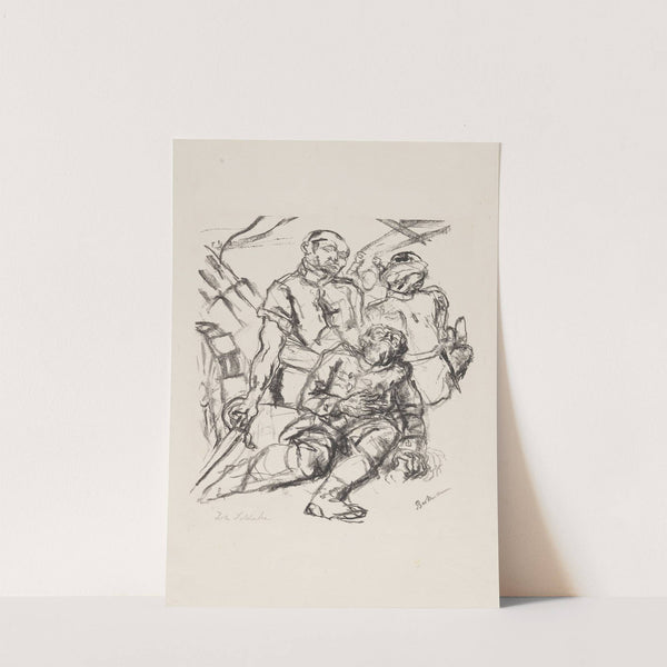 Gefallene Soldaten (1914) by Max Beckmann