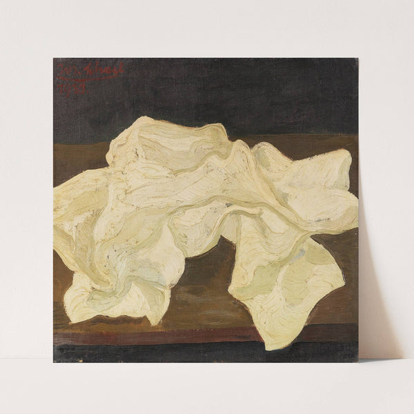 Gefaltetes weißes Tuch (1933) by Josef Scharl