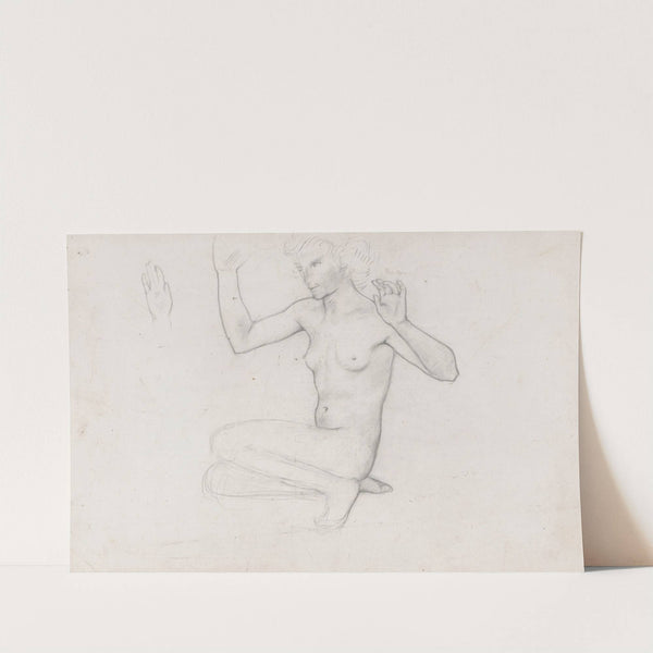 Gehurkte naakte vrouw by Richard Nicolaüs Roland Holst