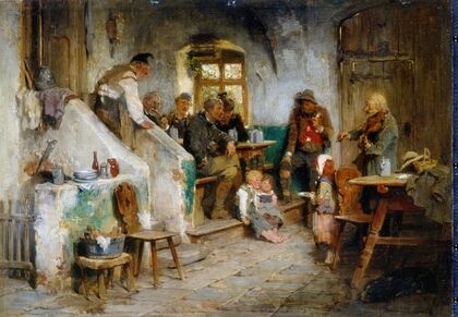 Geiger im Wirtshaus