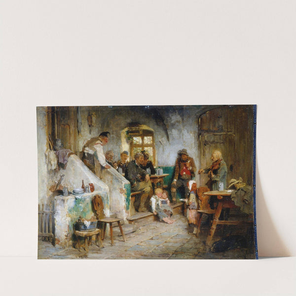 Geiger im Wirtshaus by Hugo Kauffmann