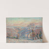 Gelée blanche au village de Crozant (circa 1900) by Armand Guillaumin