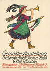 Gemälde-Ausstellung Conradin, Itschner, Pfeil. Kunstsalon Wolfsberg Zürich 1913 (1913)