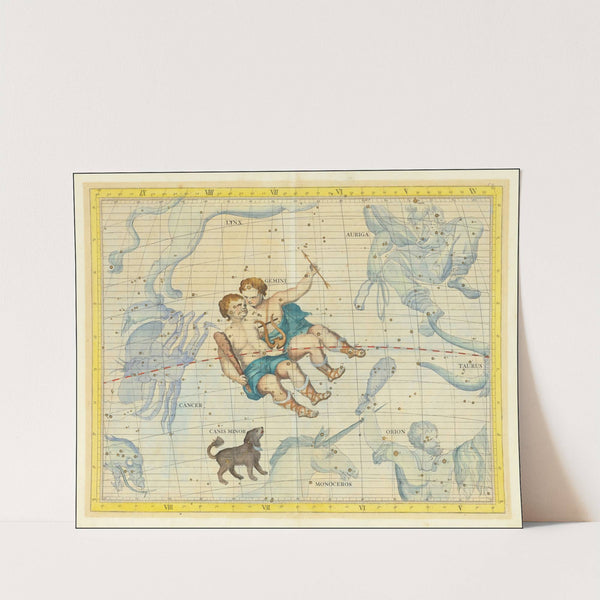Gemini and Canis Minor (1728) by John Flamsteed
