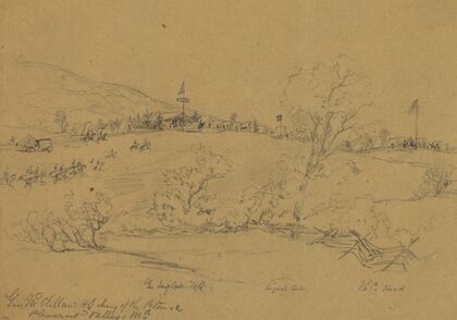 Gen McClellan’s HQ Army of the Potomac, Pleasant Valley, Md.