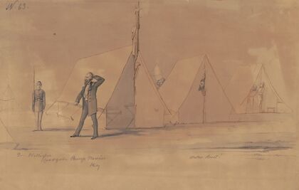 General August Willich’s headquarters, Camp Nevin, Kentucky