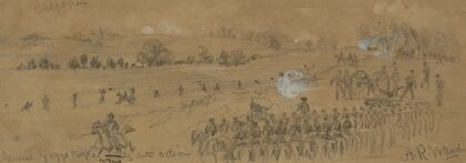 General Greggs troops getting into action