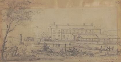 General Pierre Gustave Toutant Beauregard’s headquarters, Corinth, Mississippi, May 31, 1862