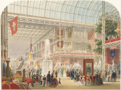 General View of the Interior, from ‘Recollections of the Great Exhibition, 1851’ (1851)