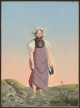 Genevieve Glutz, De Hirsbrunnen au Canton de Soleure, Fille unique d’un riche campagnard (1825-1830)