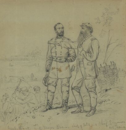 Genl. Hunt–and Major Duane, chief of Arty. and Chief Engineer