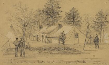Genl. J. Hooker’s. Tent Hdqts. Army of Potomac