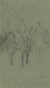 Genl. Lee leaving the McLean house after the surrender