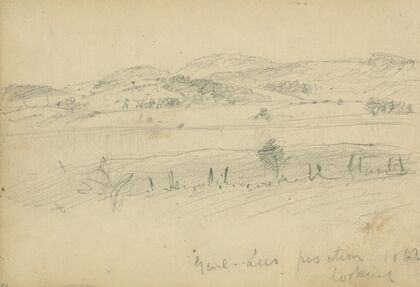 Genl Lees position, 1863, looking