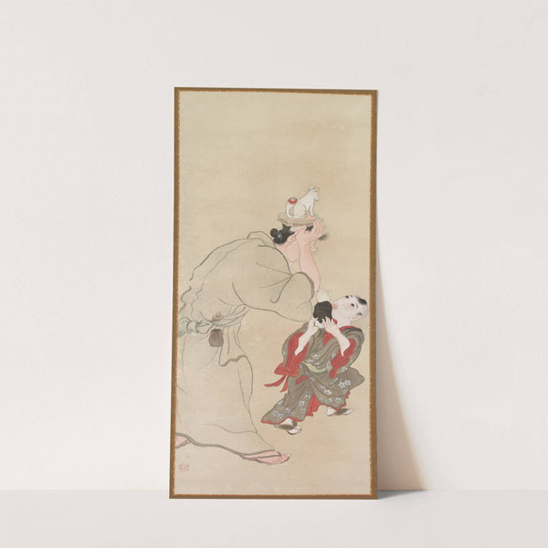 Genre Figures 1 (c. 1816) by Takebe Sōchō
