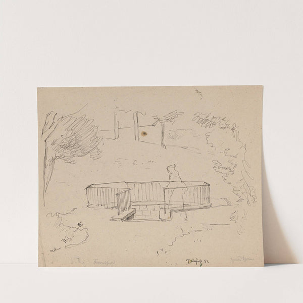 Genre Scene in a Park (1881) by Hans Thoma