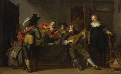 Genre scene – in a tavern — size preview