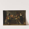 Genre scene – in a tavern by Christoffel Jacobsz. van der Laemen