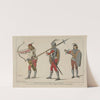 Gens d&#039;armes de Venise fin du XVe siecle. Pentures de Vittor Carpaccio, a la pinacothèque de cette ville. Dessins inédits. by Raphaël Jacquemin
