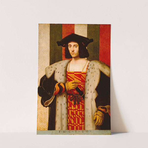 Gentleman Of The Trivulzio Family (between 1450 and 1528) by Bernardino dei Conti