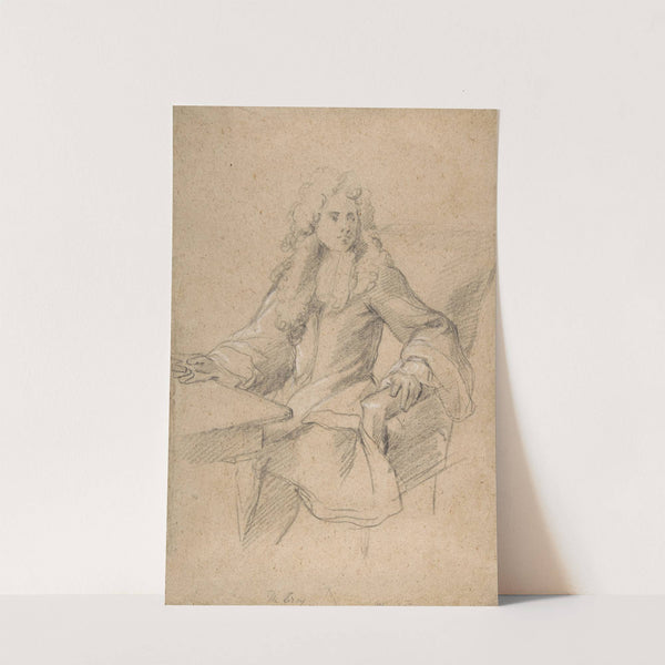 Gentleman Seated at a Table by Jean-François de Troy