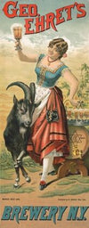 Geo. Ehret’s brewery, Munich beer girl