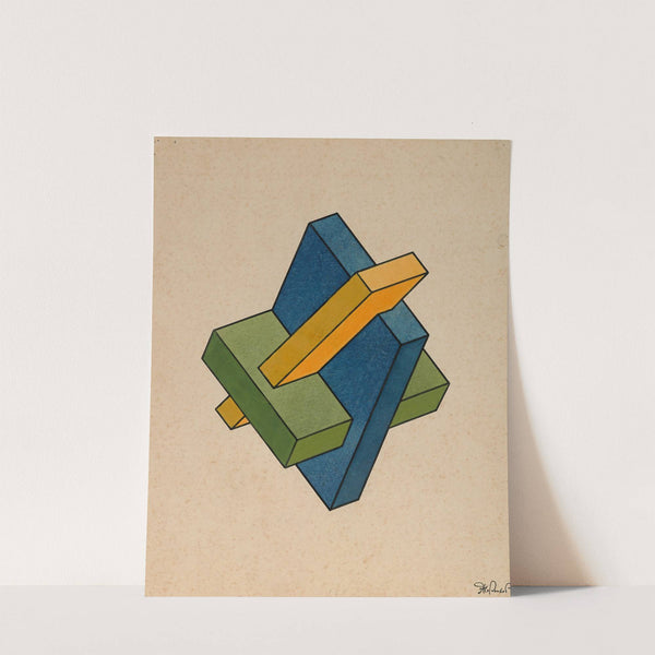 Geometric composition by Yakov Chernikhov