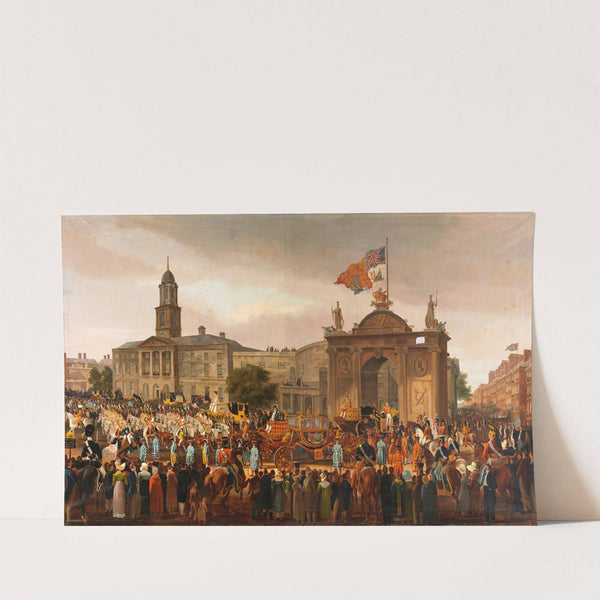 George IV, King of England, Entering Dublin by William Turner De Lond