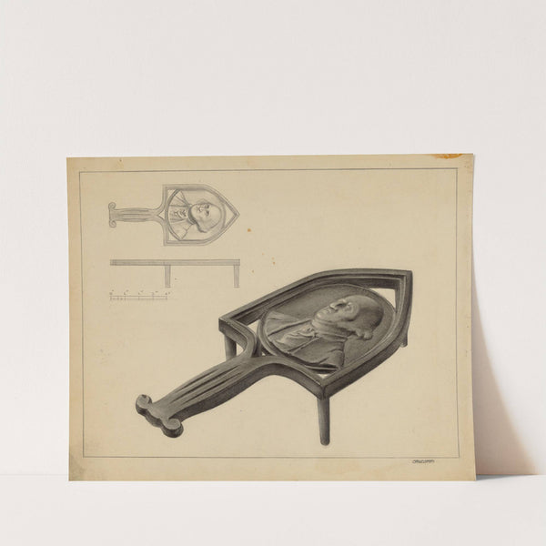 George Washington Flat Iron Stand (c. 1936) by Milton Grubstein