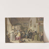 Gerhard Terborg zu Besuch bei seiner Nichte by Jean-Baptiste Madou