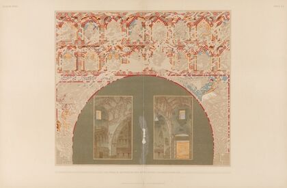Ḳuṣejr ʻAmra; mit einer Karte von Arabia Petraea Pl.20