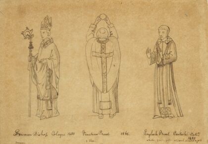 German Bishop Cologne, 1450; Venetian priest, 1563; English priest Carlisle Cath., 1480