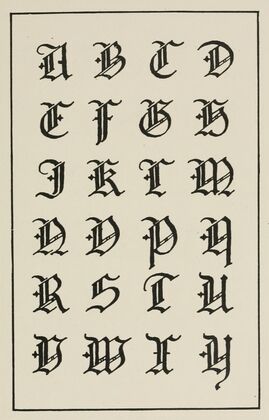 German Gothic Capitals 3