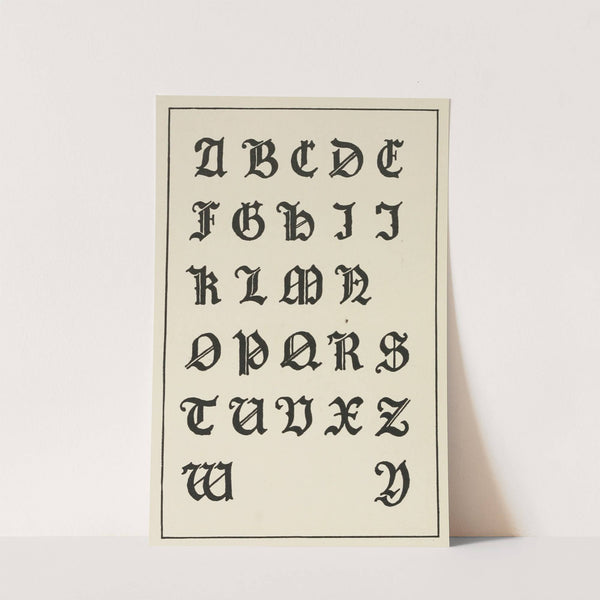 German Gothic Capitals by Frank Chouteau Brown