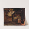 German Kitchen by Adolph Tidemand