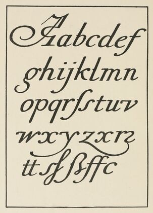 German Script After Hrachowina — size preview