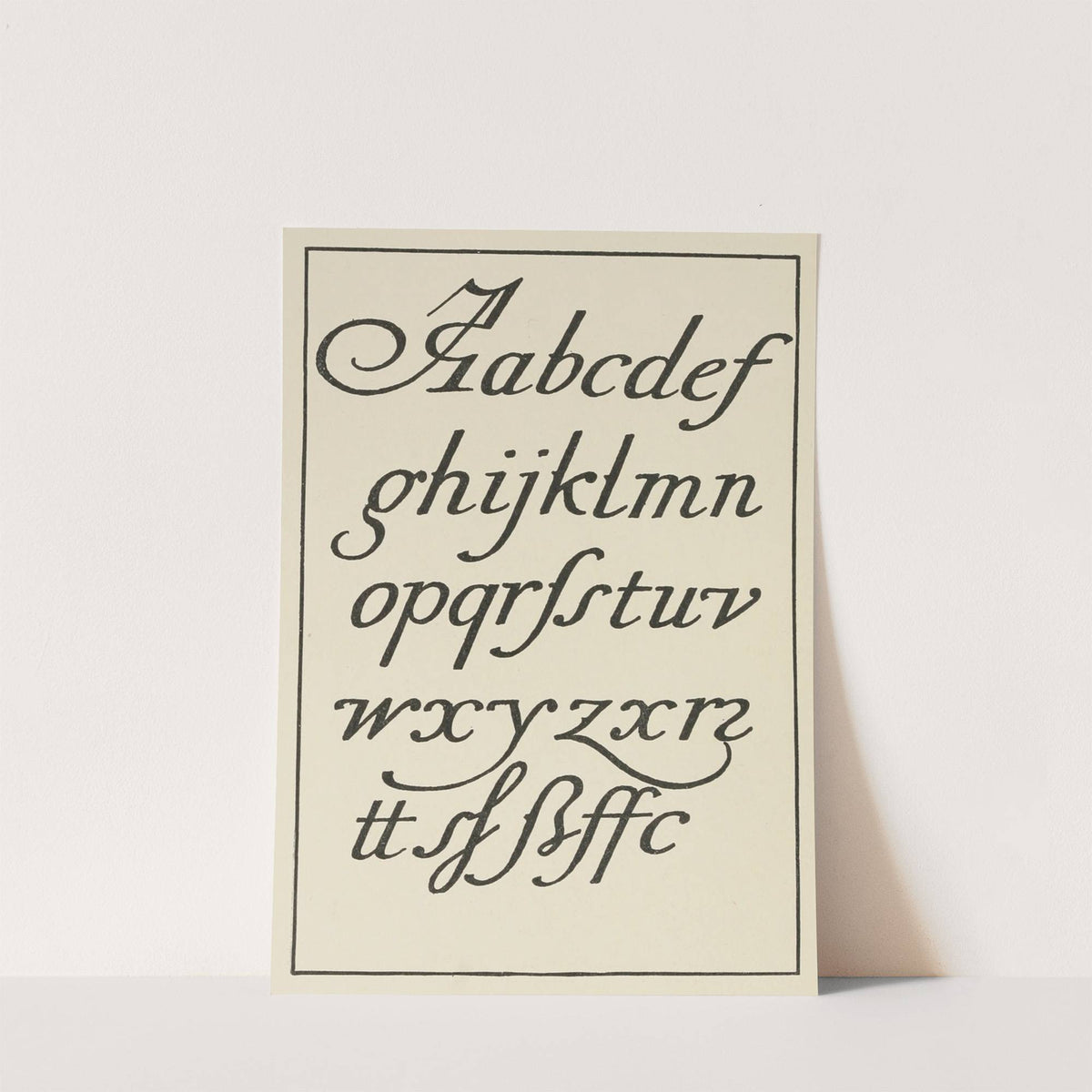 German Script After Hrachowina by Frank Chouteau Brown