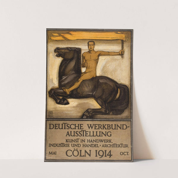 German Workers union-exhibition Art in handcrafts, industry, trade and architecture by Peter Behrens
