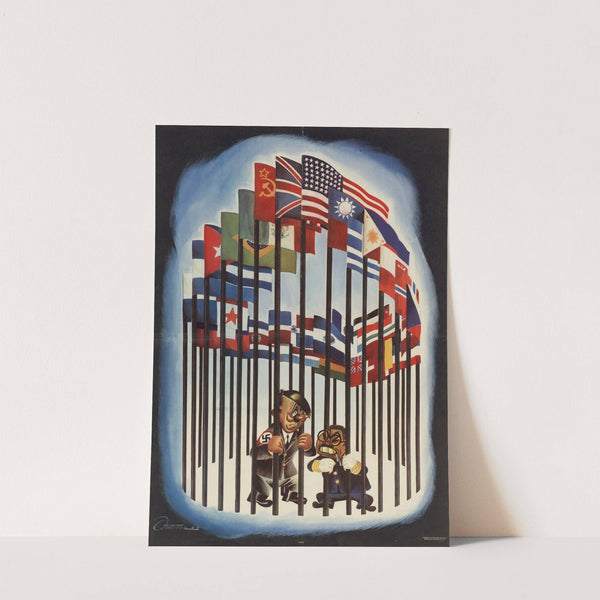 Germany and Japan Behind Bars by Ontiveros