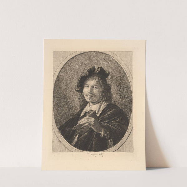 Gerrit Dou (1842-1843) by Paul Adolphe Rajon