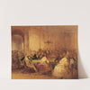 Gesellschaftsszene by Josef Danhauser