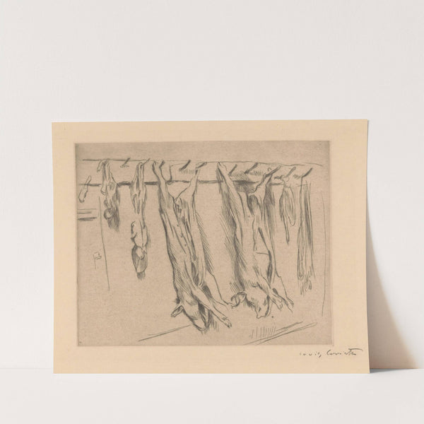 Geslachte varkens by Lovis Corinth