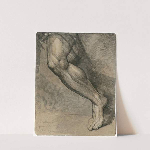 Gespierd rechterbeen by David Humbert de Superville