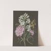 Gesteck aus Tuberose (Polyanthes), rosa Nelke (Dianthus) und gelber Blume mit Fliege by Barbara Regina Dietzsch