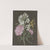 Gesteck aus Tuberose (Polyanthes), rosa Nelke (Dianthus) und gelber Blume mit Fliege by Barbara Regina Dietzsch