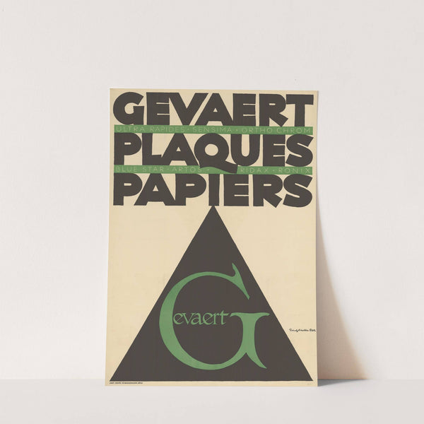 Gevaert Plaques Papiers (circa 1930) by Robert Stöcklin