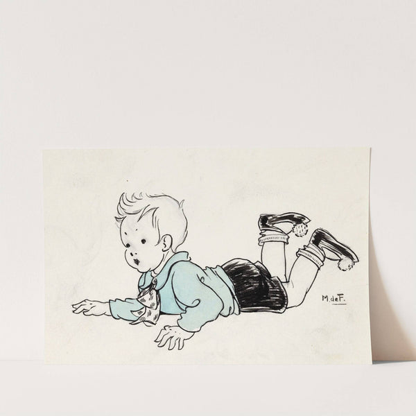 Gevallen peuterjongen by Miep de Feijter