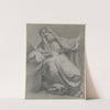 Gewandfigur mit einem Lorbeerkranz by Johann Georg Trautmann