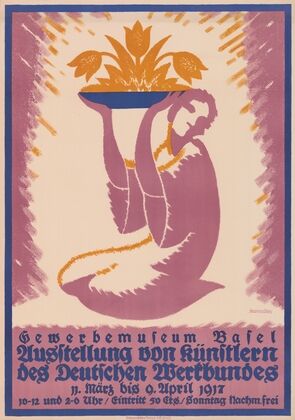 Gewerbemuseum Basel, Ausstellung von Künstlern des Deutschen Werkbundes
